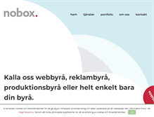 Tablet Screenshot of noboxsolutions.se